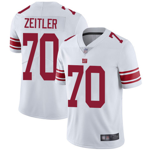 Men New York Giants #70 Kevin Zeitler White Vapor Untouchable Limited Player Football NFL Jersey